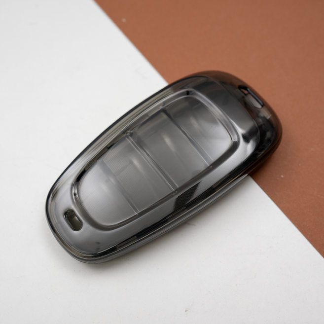 현대 소나타 그랜저 펠리세이트 스타리아 넥소 호환 투명 클리어 젤리 스마트키 케이스 키홀더, TB03_블랙