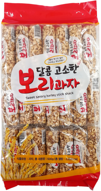 다파니 보리과자 간식 개별포장, 1개, 600g