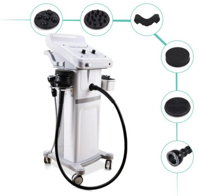 최신 G8 진동 바디 슬리밍 머신 5 헤드 진공 가열 프로브 G5 고주파 진동기 체중 감소 지방, 02 US PLUG