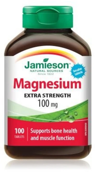 제이미슨 마그네슘 100mg 엑스트라 스트렝스 100정, 1개 - 쿠팡