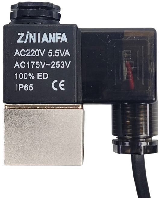 서정 저소음 컴프레샤용 솔밸브 솔레노이드 밸브 계양 한신 콜라보, 1개