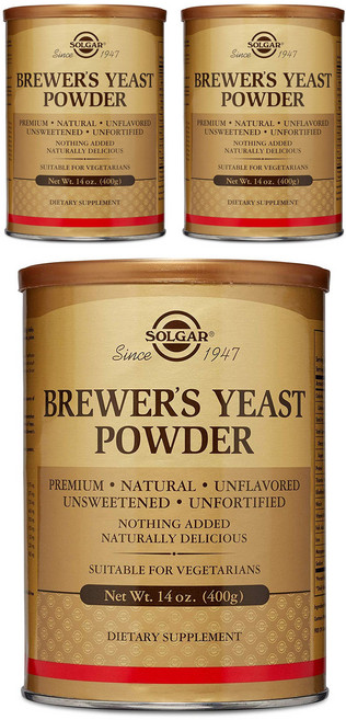 솔가 브루어스 이스트 파우더, 400g, 3개