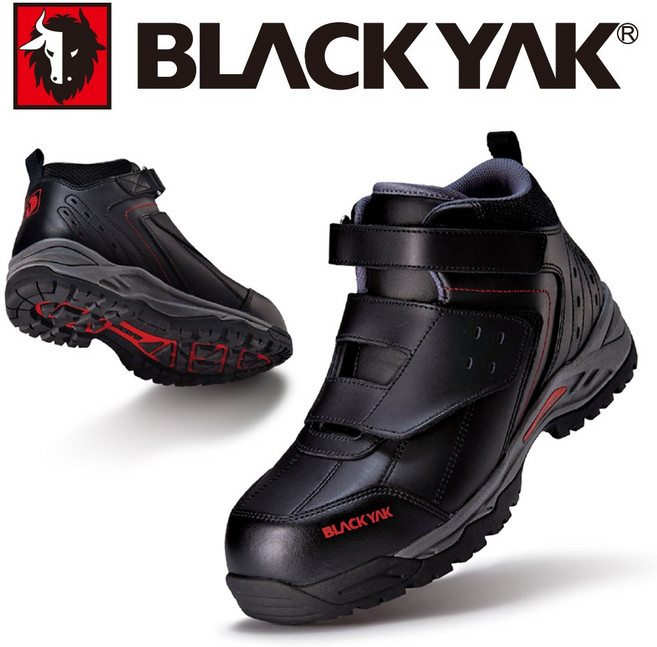 블랙야크 안전화 YAK-53 찍찍이 벨크로 건설화 작업화 6인치