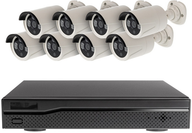 (COMS) 8채널 NVR CCTV 녹화기 카메라세트(POE지원) WN008, 1개