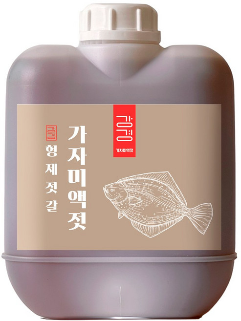 국산 가자미액젓 원액 골드라벨 국산액젓 100%, 1개, 5kg