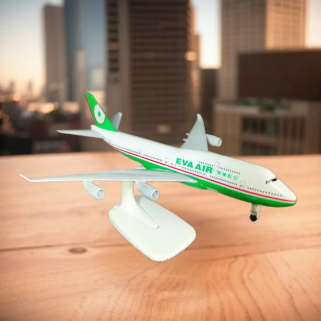 항공기 스케일 Mercado 모델 1250 에어 버스 보잉 Aviao 다이 캐스트 미니어처 A350 A380 B777 B787 항공 크리스마스 선물, [27] T24. EVA B747