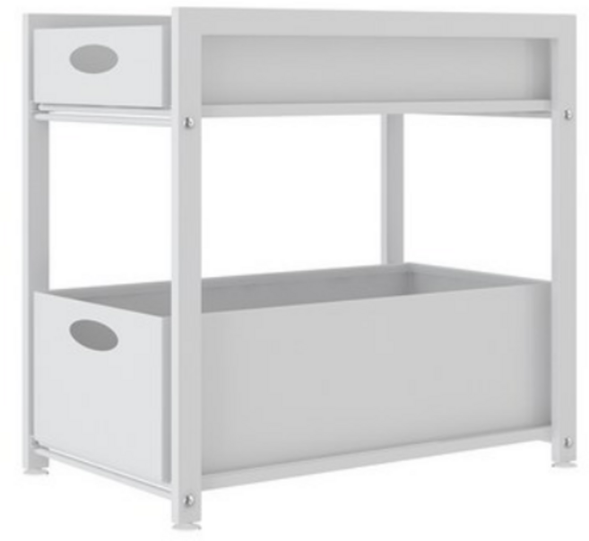 데이앤데이 카본 슬라이딩 2단 선반, 화이트 2개