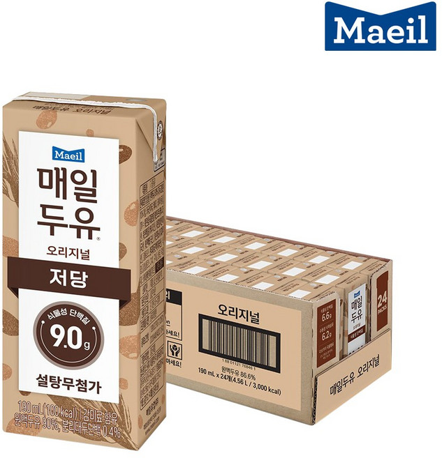 매일유업 매일두유 오리지널 190ml 24개