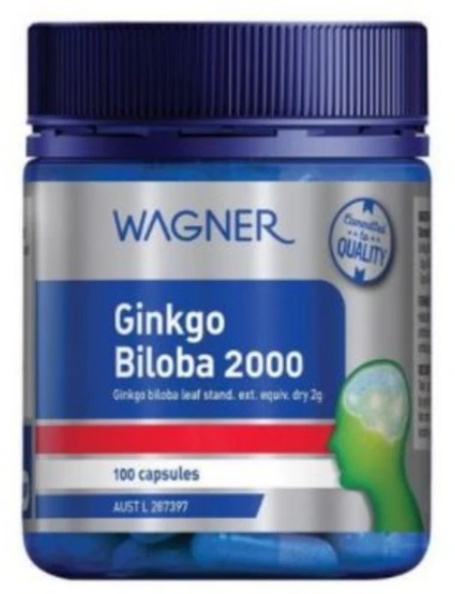 Wagner 와그너 징코빌로바 2000 100 캡슐, 1개, 100정 - 쿠팡