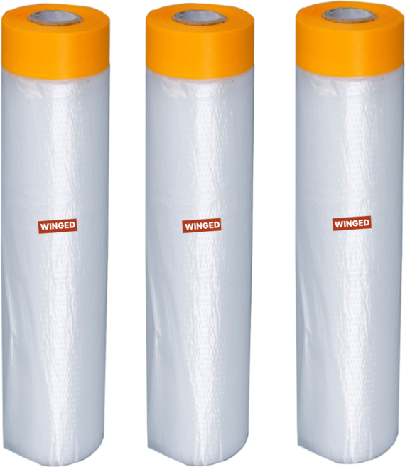 윙드 커버링 보양 마스킹 테이프, 3개