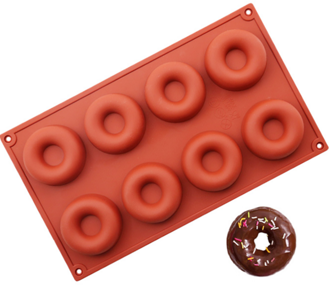 이홈베이킹 실리콘몰드 도넛8구, 1개
