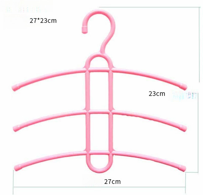 해피유통 빨래 건조대 다단 행거 옷걸이 옷 행거 jhXG03, 10개입, 아동 3단 행거