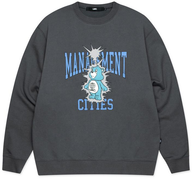 LMC THUNDER BEAR SWEATSHIRT charcoal