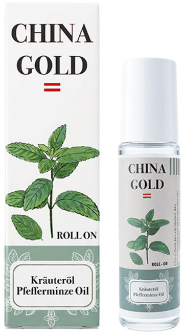CHINA GOLD 奧地利薄荷精油滾珠瓶10ml 1瓶, 1個, 10ml