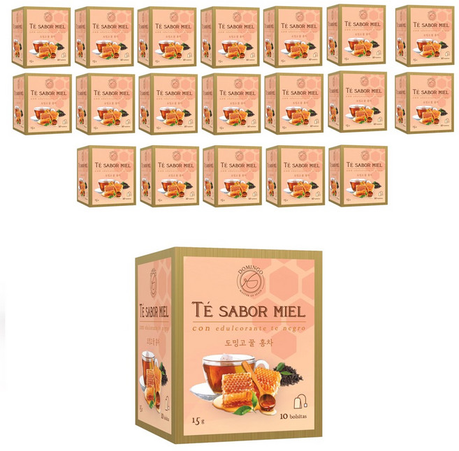 스페인 도밍고 꿀홍차 10티백 20개, 15g, 10개입, 1개