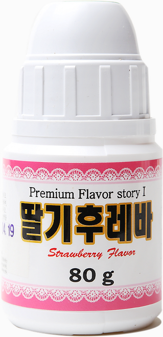 이든 딸기향 80g 액상후레바 농축액 엣센스 식품향료 향료 과일향 베이킹 쿠키 홈까페 슬라임, 1개