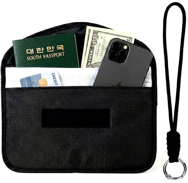 라워스 RFID차단 스트랩 여권 파우치