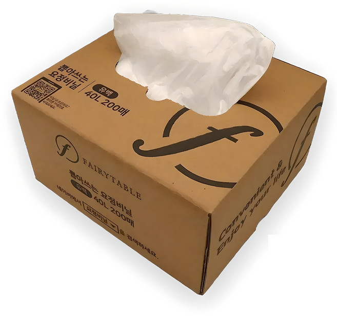 페어리테이블 국내생산 뽑아 쓰는 요정비닐 200p, 40L, 1개