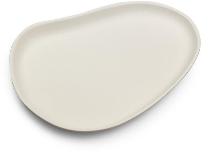 [페니체] 페블 트레이 악세서리 트레이 인테리어소품, 1개, 화이트