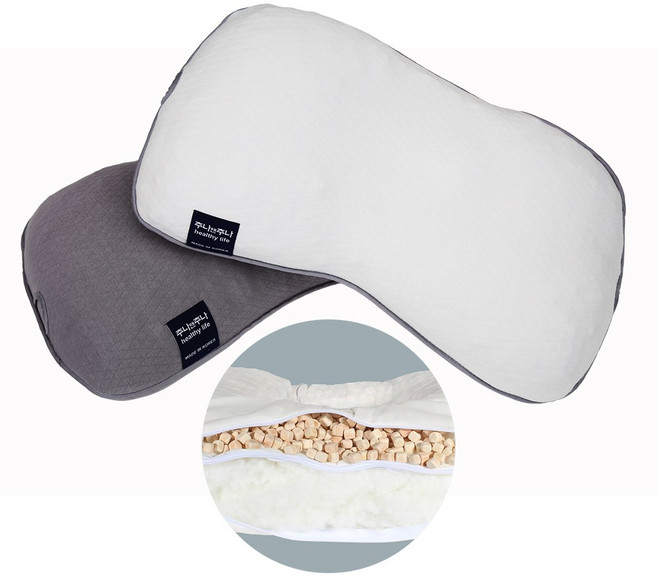 피톤하우스 이중쿠션 추나베개 특허출원, 그래이, 1개