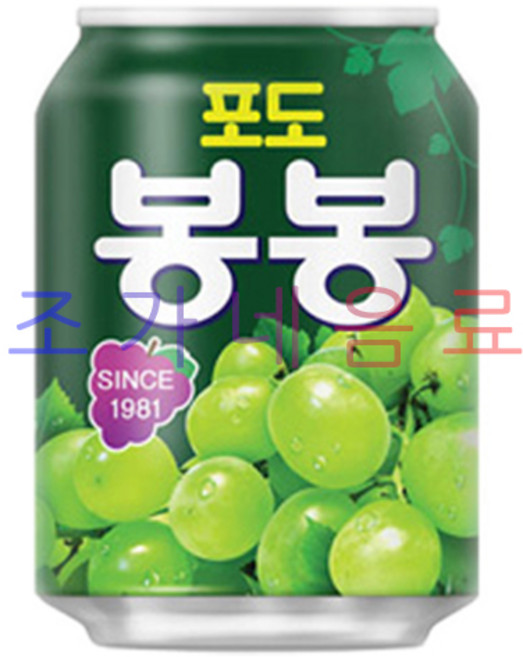 해태htb 포도 봉봉, 238ml, 12개