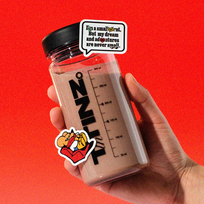 틴틴즈 친환경 쉐이커 에코젠 보틀 350ml, 1개, 화이트