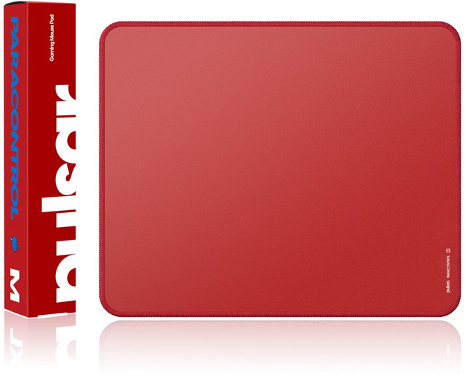 펄사 파라 컨트롤 게임용 V2 마우스패드 M, 1개, 01.레드(한국정품)