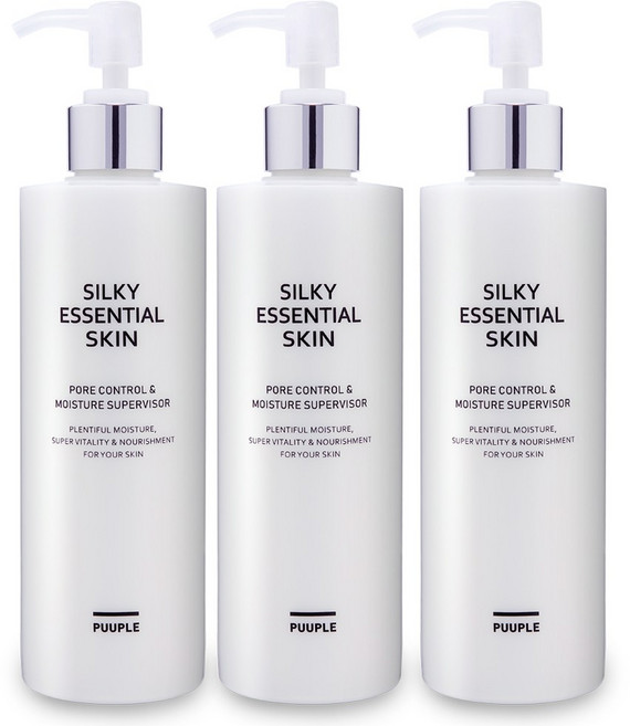 스킨과 에센스가 하나로! 참존nc1 퓨플 실키에센셜 스킨 / 에센스에 가까운 스킨 / 수분스킨 스킨토너 여성화장품 에센스스킨 모공스킨 / 끈적이지않아요, 3개, 310ml