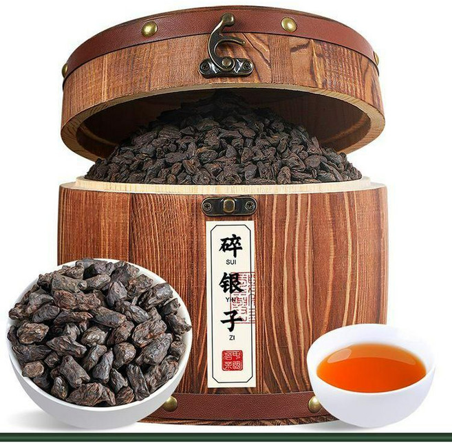 운남 보이차 찹쌀향 쇄은자 차화석 특급 숙차 대용량 잎차, 600g, 600g, 1개, 1개입