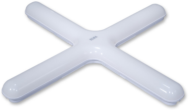 번개표 엘바 LED 십자등 형광등 80W, 주광색, 1개