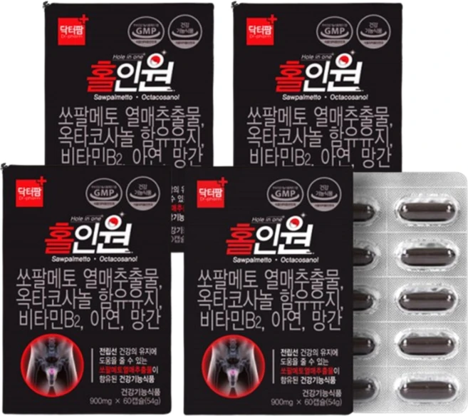 닥터팜 홀인원 쏘팔메토, 60정, 2개 - 쿠팡