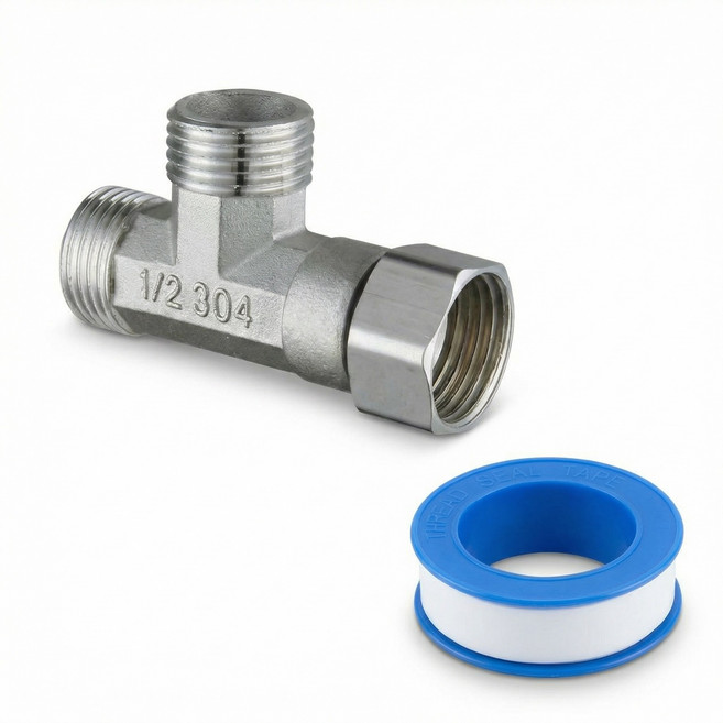 이안 스텐 304 티밸브 1개+테프론테이프 1개