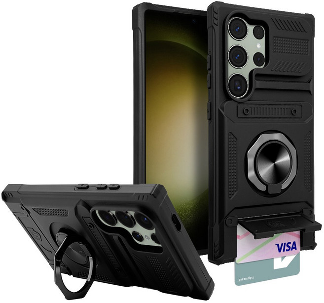 인트그로 헥사곤 카드수납 범퍼 휴대폰 케이스