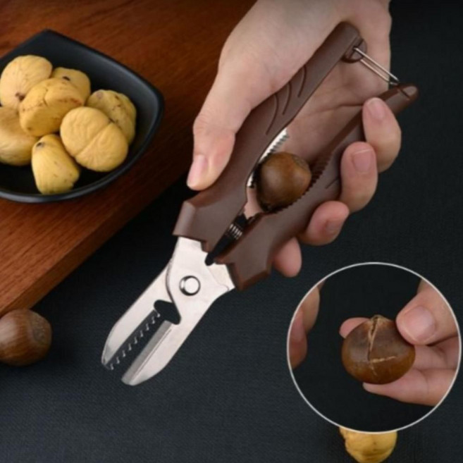 칼집 가위 껍질 밤까는 기계 샤프너 생밤 알밤 도구for6+4VdJ