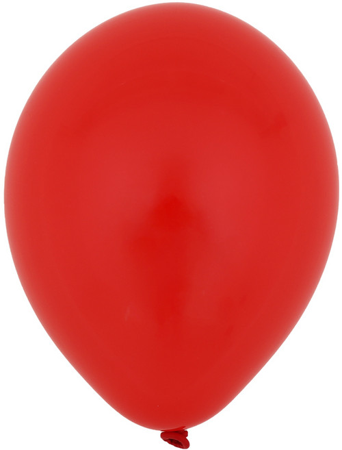 퀄라텍스 라운드 고무풍선 13cm, 100개, 스탠다드레드