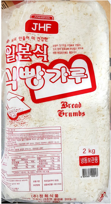 업소용 정희 일식용 굵은빵가루 2K, 1개, 2kg