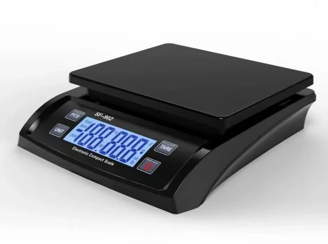 주방용 전자 저울 30kg/1kg 정확한 LCD 디지털 주방 베이킹 요리용 빵 고기 무게 계산 스테인리스 스틸 빵 음식, 01 30 키로그램, 1)Black kitchen scale, 01 30 키로그램