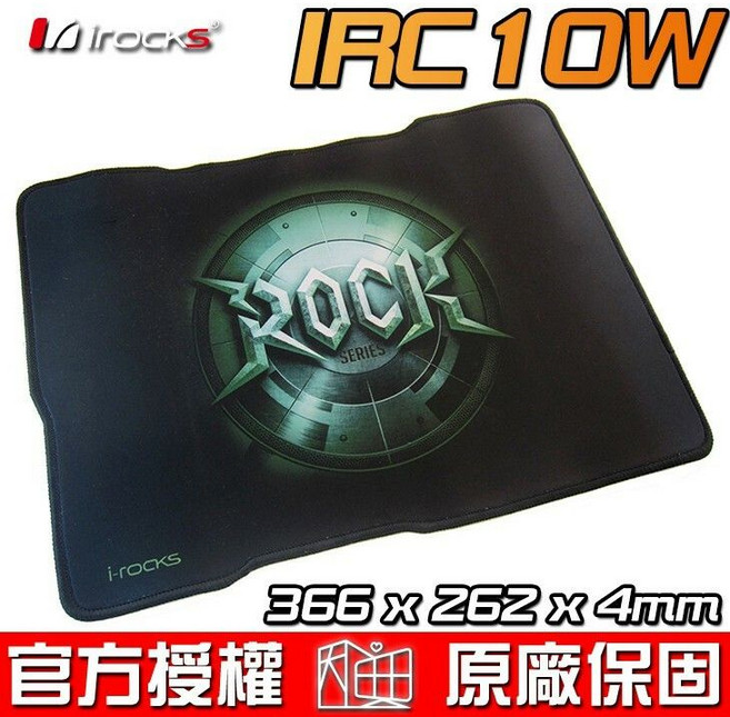 irocks 艾芮克 C10 ROCK系列 遊戲鼠墊 - 電競滑鼠墊, 1個