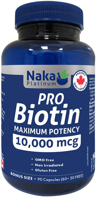 캐나다 비오틴 비타민 B7 베스트셀러 Top, 1개, 34.나카 비오틴 10000mcg 120c