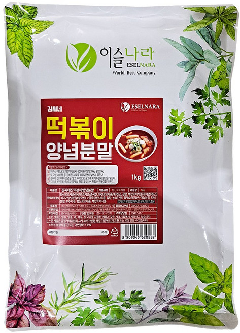 이슬나라 김씨네 신 떡볶이양념, 1kg, 1개