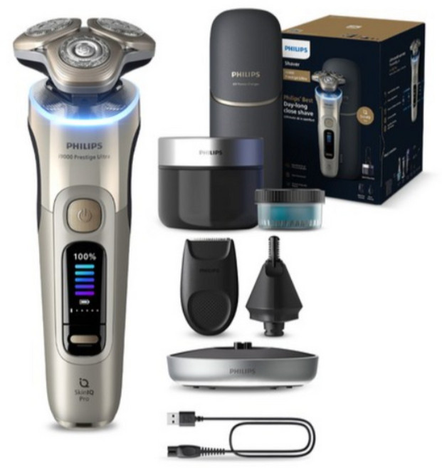 필립스 i9000 시리즈 프레스티지 울트라 전기면도기, i9000 시리즈 (XP9403/49), 화이트골드