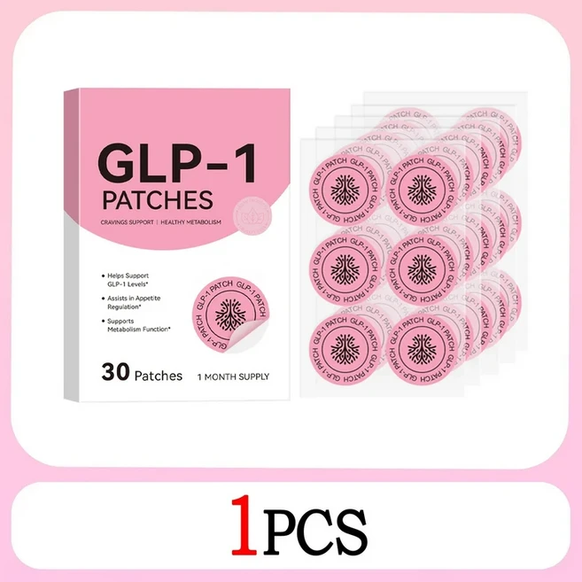 GLP-1 바디 패치 오리지널 30개 | 식욕 조절을 위한 순수 식물성 제품 | 대사 지원 | 에너지 유지 - 쿠팡