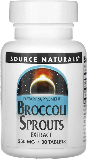 몸관리하세요 겨울입니다 Source Naturals 브로콜리 새싹 추출물 30정(1정당 250mg) 특별관리진행, 1 - 쿠팡