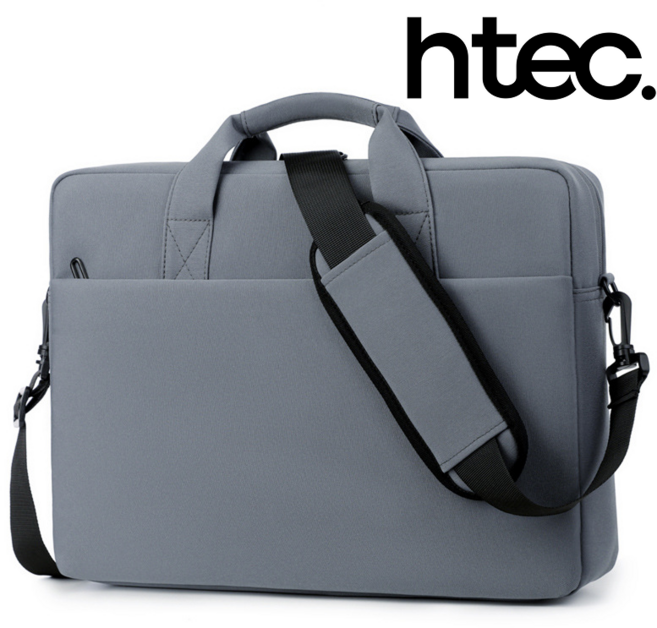 에이치텍 서류 쿠션 노트북가방, 그레이