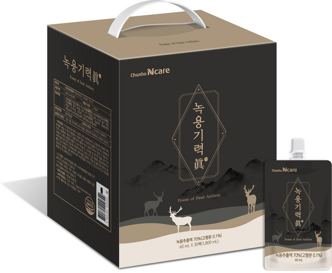 천호엔케어 녹용기력진 30p, 1.8L, 3개