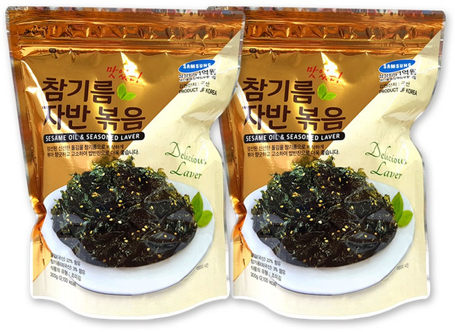 대표식품 맛있는 참기름 자반볶음 김자반, 2개