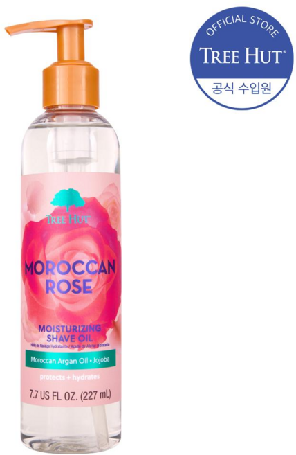 트리헛 모이스처라이징 바디 쉐이브오일 모로칸로즈, 1개, 227ml