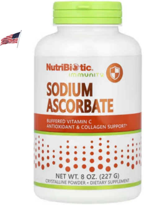 뉴트리바이오틱 이뮤니티 아스코르브산 나트륨 결정질 파우더 8 oz 227 g, 227g, 1개 - 쿠팡