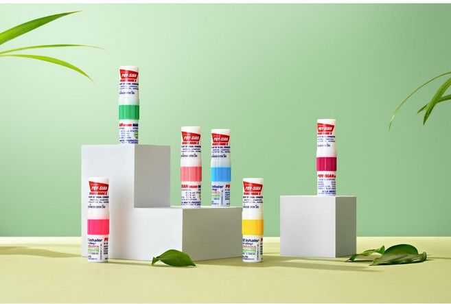 [제조사 직수입] 태국 야돔 포이시안 마크2 인헤일러 INHALER 코뻥 코막힘 비염 나잘 스프레이, 1개