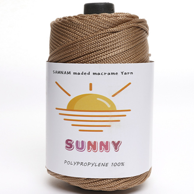 삼남뜨개실 써니 230g 5+1 pp사 가방실 소품실 대용량 모자실 가벼운실, SUNNY, 07 베이지
